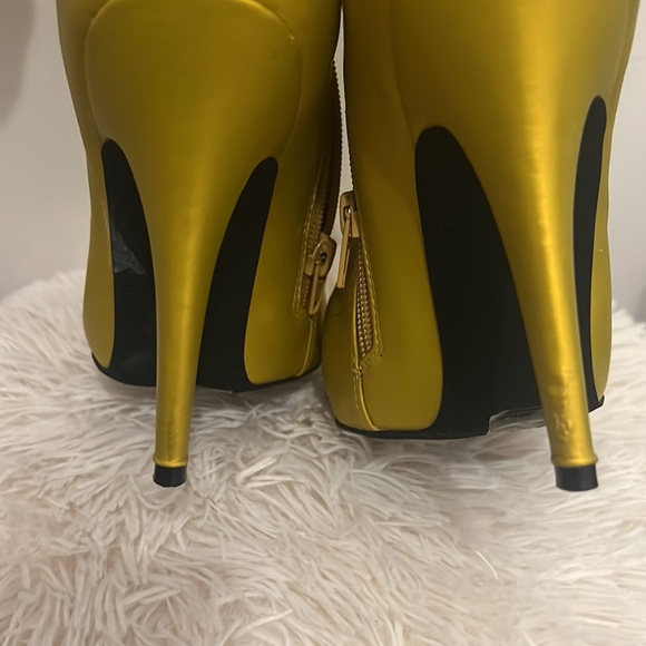 Jeffrey campbell gold boots - Picture 3 of 6